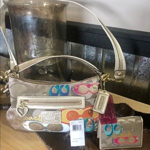 NEW Poppy H1282-f20029 Gold, Blue, Pink Fabric